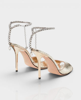 Tacones de aguja con cordones de piel sintética KELLA