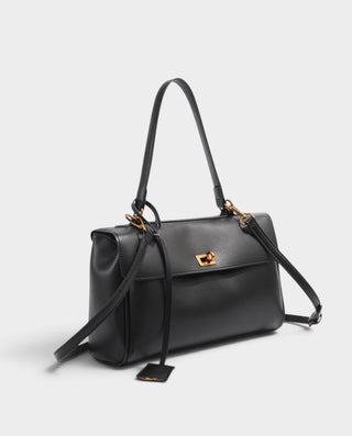 ALKIRA Leather Crossbody Strap Flap Shoulder Bag