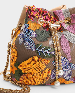 Bolso tipo cartera de ante sintético RIZANA