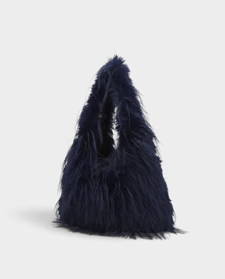ARFINA Shaggy Faux Fur Long-Pile Tote Bag