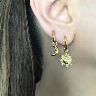 Celestial Sun & Moon Earrings