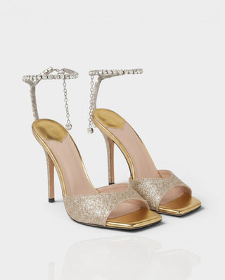 ARTINA Rhinestone Chain Stiletto Heels