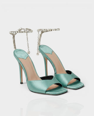 Tacones de aguja con cordones de piel sintética KELLA