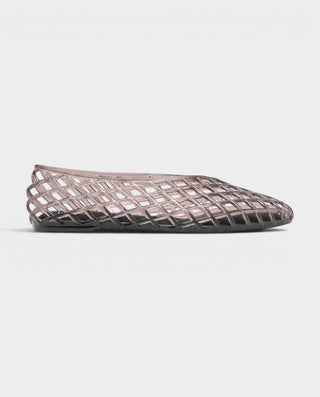 AZELIA Transparent Jelly Pointed-Toe Flat Shoes