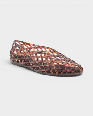 AZELIA Transparent Jelly Pointed-Toe Flat Shoes