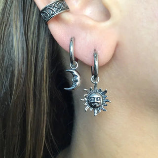 Celestial Sun & Moon Earrings