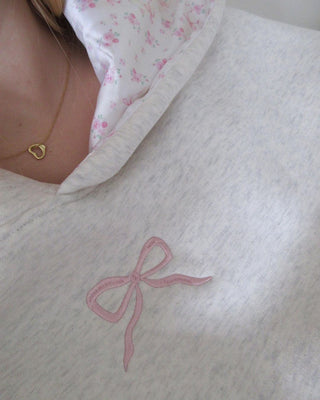 DOLLY Pink Bow Hoodie