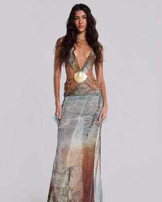 MARINA Cutout Maxi Dress