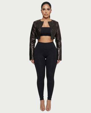 ASA Faux Croco Jacket
