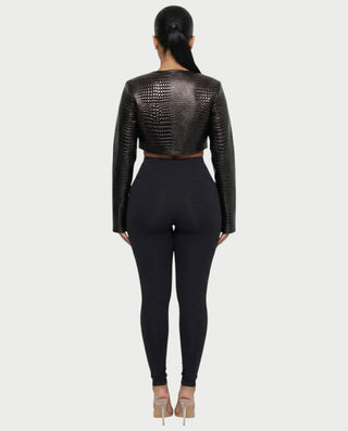 ASA Faux Croco Jacket