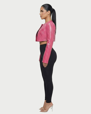 ASA Faux Croco Jacket