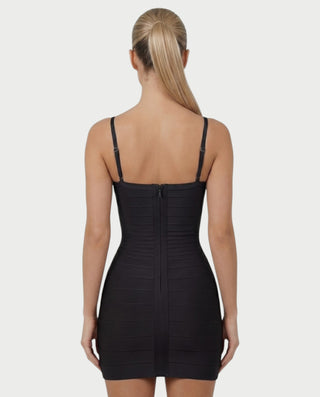 Vestido mini de vendaje AQUINO