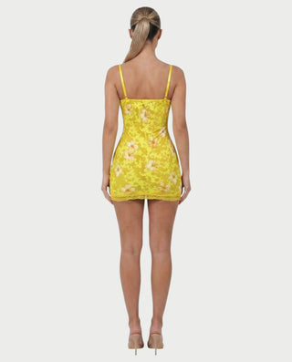 Vestido mini de vendaje AQUINO
