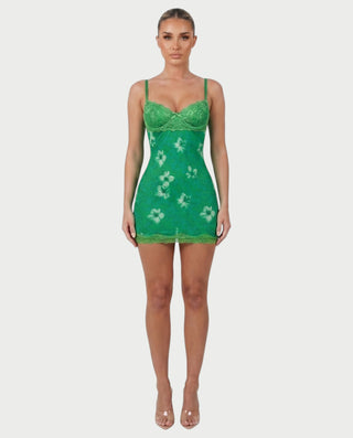 Vestido mini de vendaje AQUINO