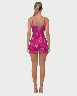 Vestido mini de vendaje AQUINO