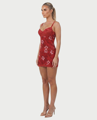 Vestido mini de vendaje AQUINO