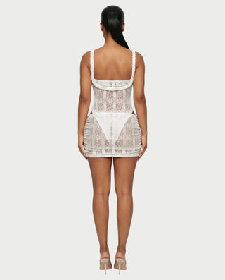 Vestido mini de vendaje AQUINO