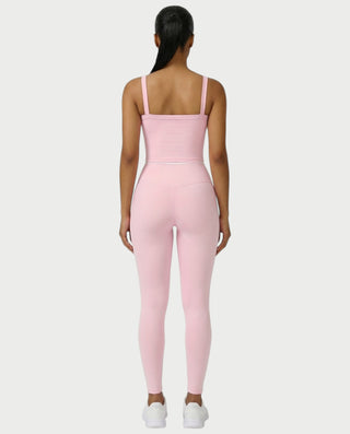 JINYA Padded Square-Neck Active Crop Top