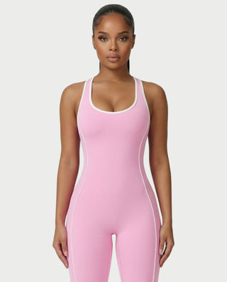 ZIRANA Open-Back Flared Jumpsuit