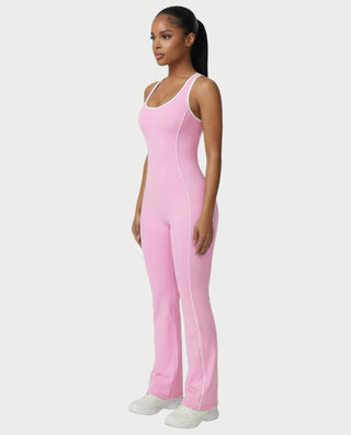 ZIRANA Open-Back Flared Jumpsuit