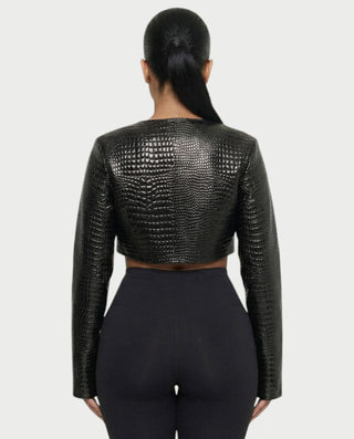 ASA Faux Croco Jacket