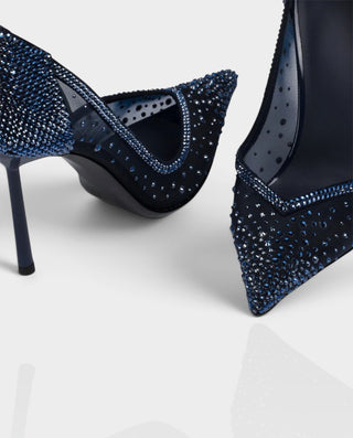 HAVENA Rhinestone Pointed Toe Stiletto Heels