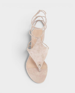 FELICE Lace-Up High-Heeled Wedge Sandals
