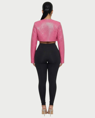 ASA Faux Croco Jacket