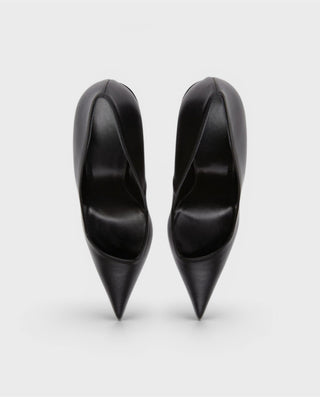 Tacones de aguja con cordones de piel sintética KELLA