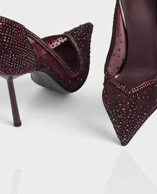 HAVENA Rhinestone Pointed Toe Stiletto Heels