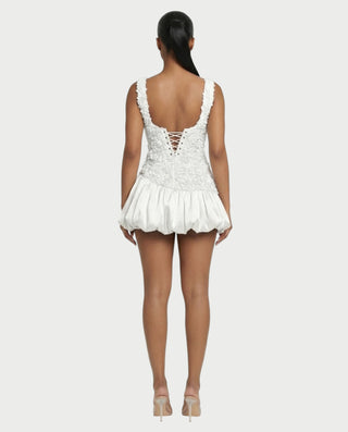 ZARAE Floral Ruffled Mini Dress