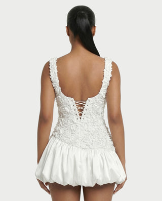 ZARAE Floral Ruffled Mini Dress