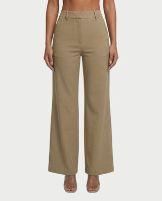 XAVIA Lace-Up Back Blazer & Trouser Set