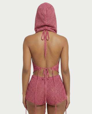 Chaqueta de piel sintética con textura de cocodrilo BEXLEY
