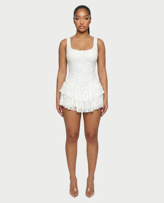 Vestido mini de vendaje AQUINO
