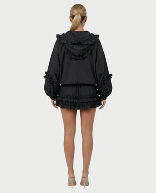 FINA Ruffle-Trim Hooded Jacket & Mini Skort Set