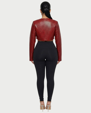 ASA Faux Croco Jacket