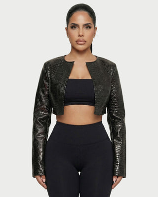 ASA Faux Croco Jacket