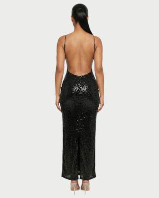 DELYA Sequin Backless Maxi Dress Celestia DELYA Sequin Backless Maxi Dress Celestia