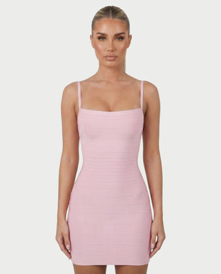 Vestido mini de vendaje AQUINO