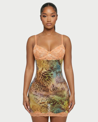 Vestido mini de vendaje AQUINO
