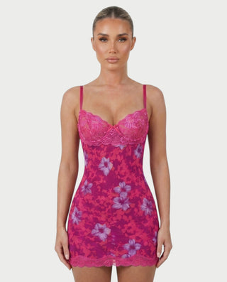 Vestido mini de vendaje AQUINO