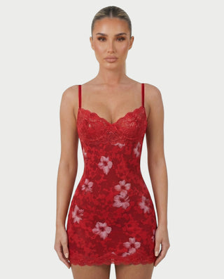 Vestido mini de vendaje AQUINO