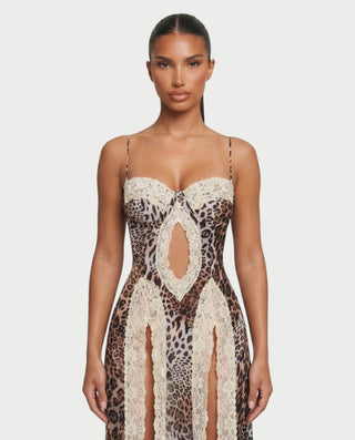 Vestido mini de vendaje AQUINO