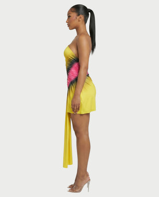 Vestido mini de vendaje AQUINO