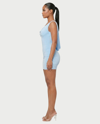 Vestido mini de vendaje AQUINO
