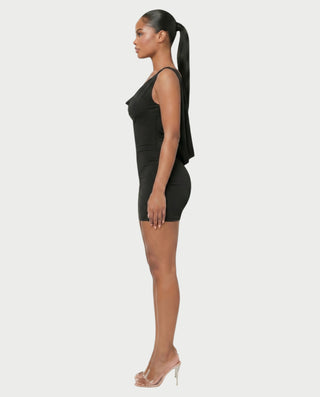 Vestido mini de vendaje AQUINO