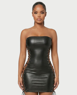 Vestido mini de vendaje AQUINO