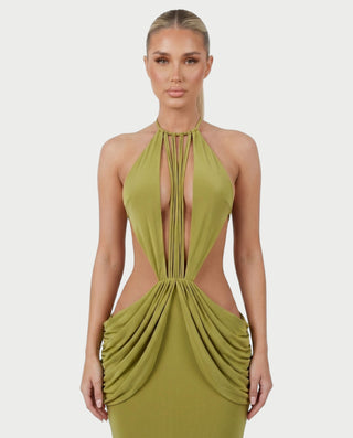 Vestido mini de vendaje AQUINO