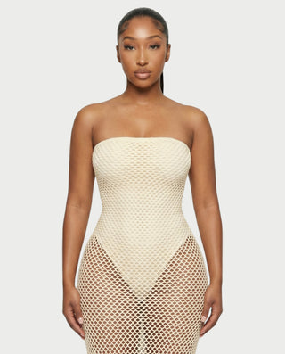 Vestido mini de vendaje AQUINO